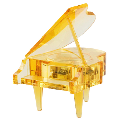 Yellow Crystal Piano